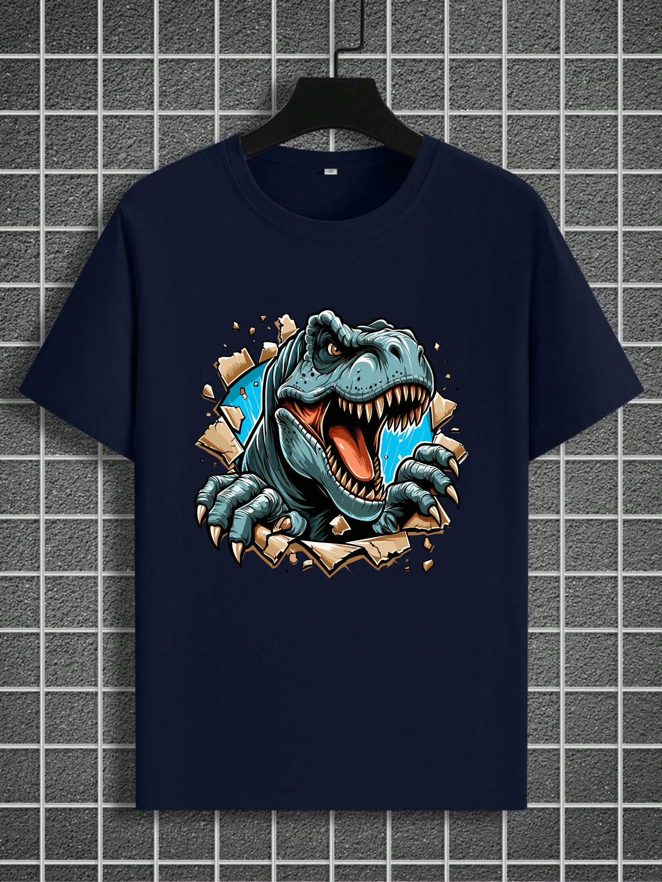 Dinosaur Unisex Terry Oversized T-Shirt