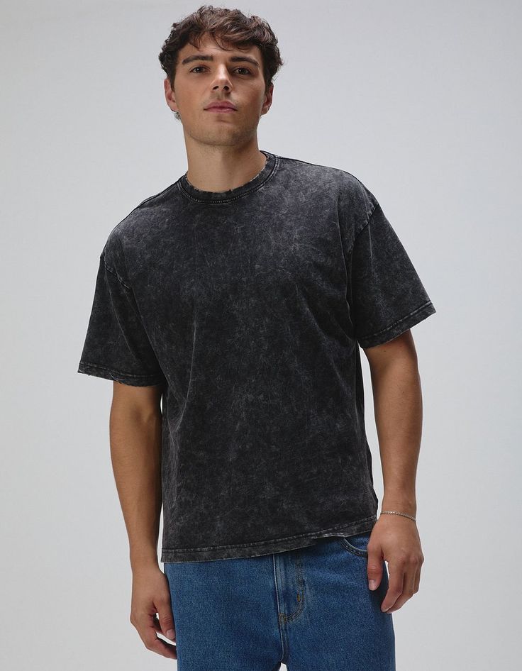 Premium Acid Wash Oversized Classic T Shirt