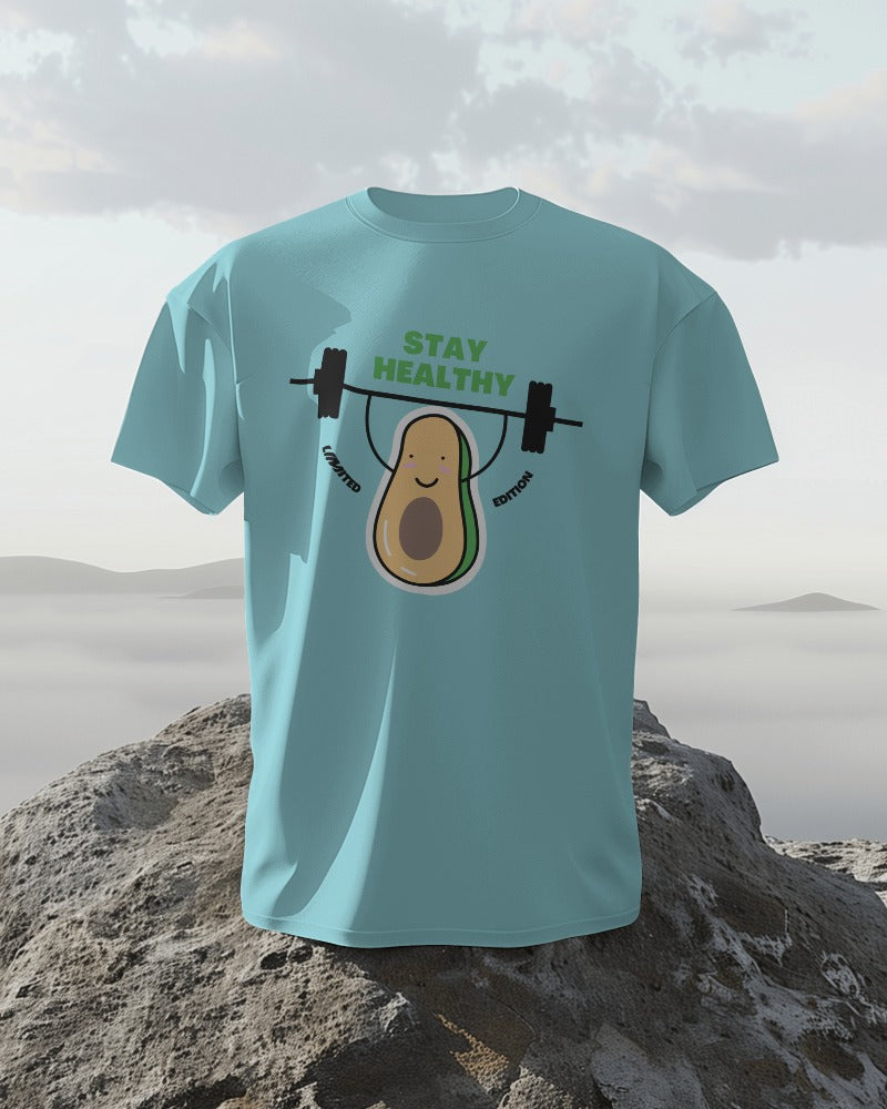 Stay Healthy Gym Motivation Oversized Tshirt (Unisex)