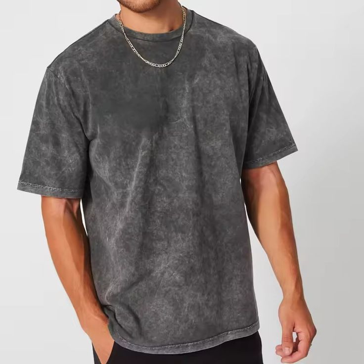 Premium Acid Wash Oversized Classic T Shirt