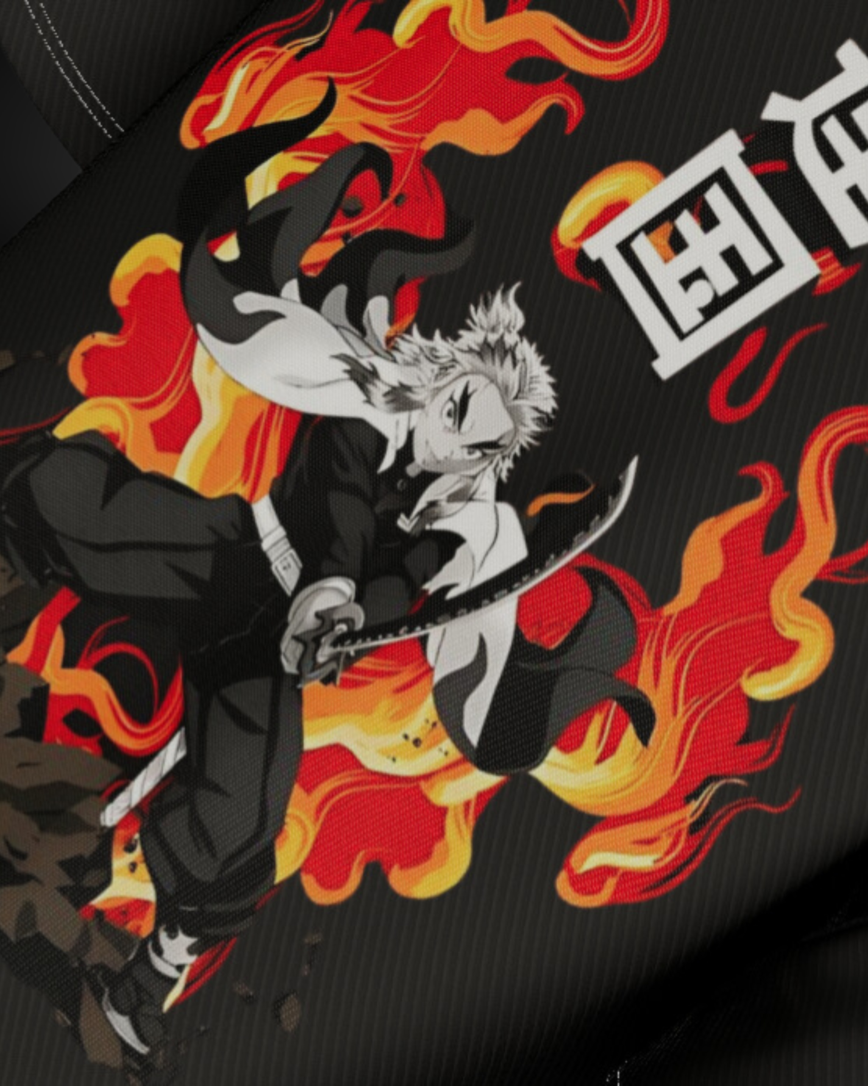 Set Heart to Blaze - Rengoku Oversized Tshirt