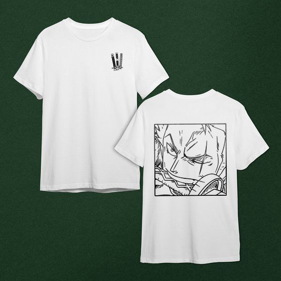 Roronoa Zoro - Pirate Hunter Zoro Vinyl Print T-Shirt