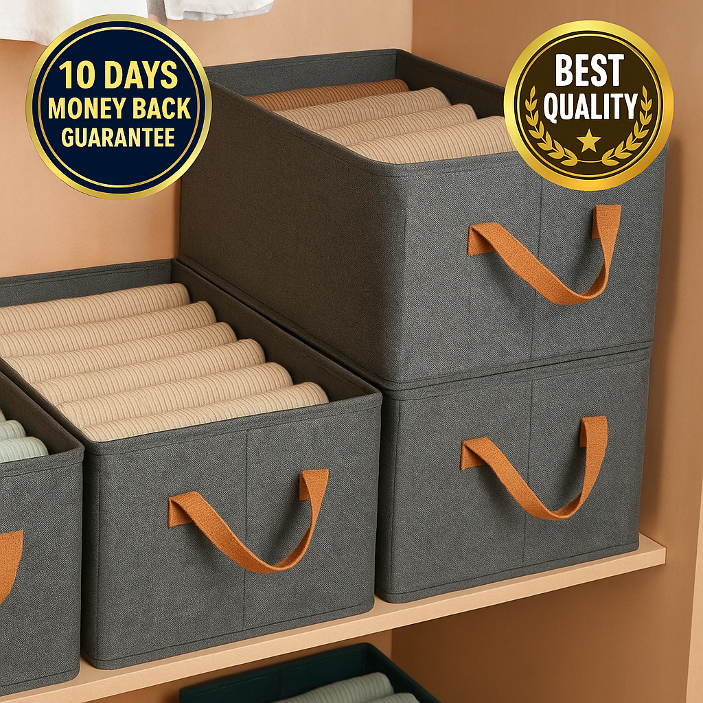 WardrobeBox™ Compact Foldable Organisers | 🔥 COMBO PACK🔥