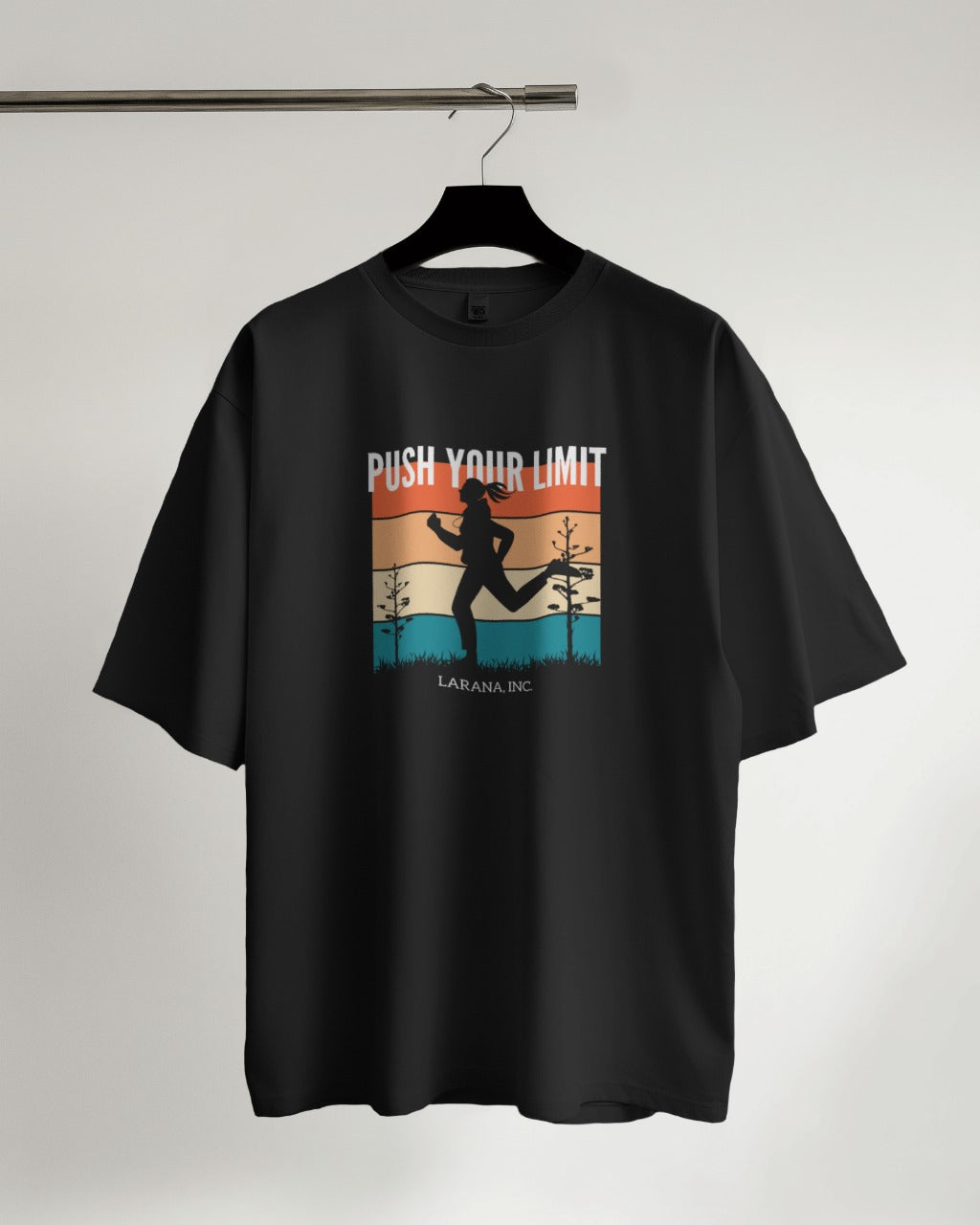 Push Your Limits - Motivational Oversized Tshirt