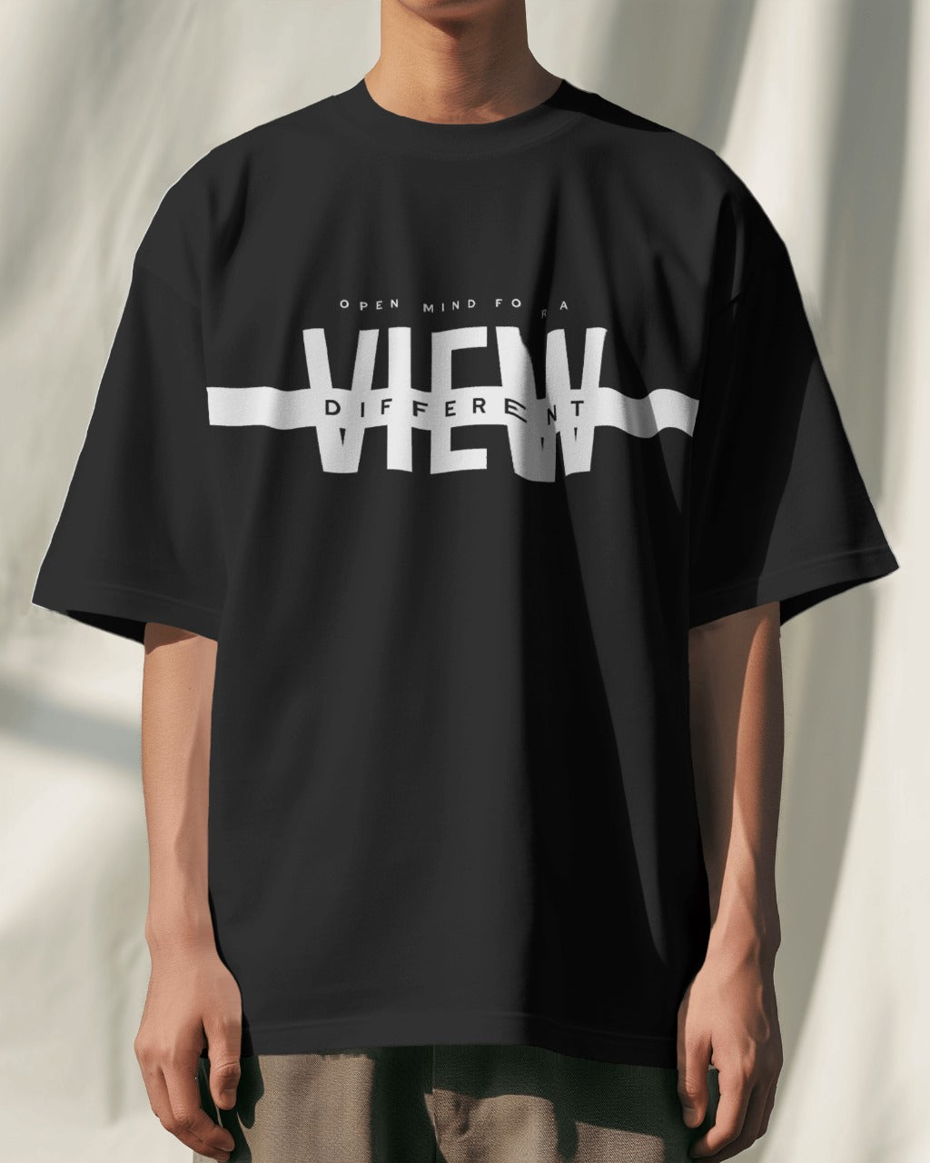 Open mind for a Different View Oversized Tshirt