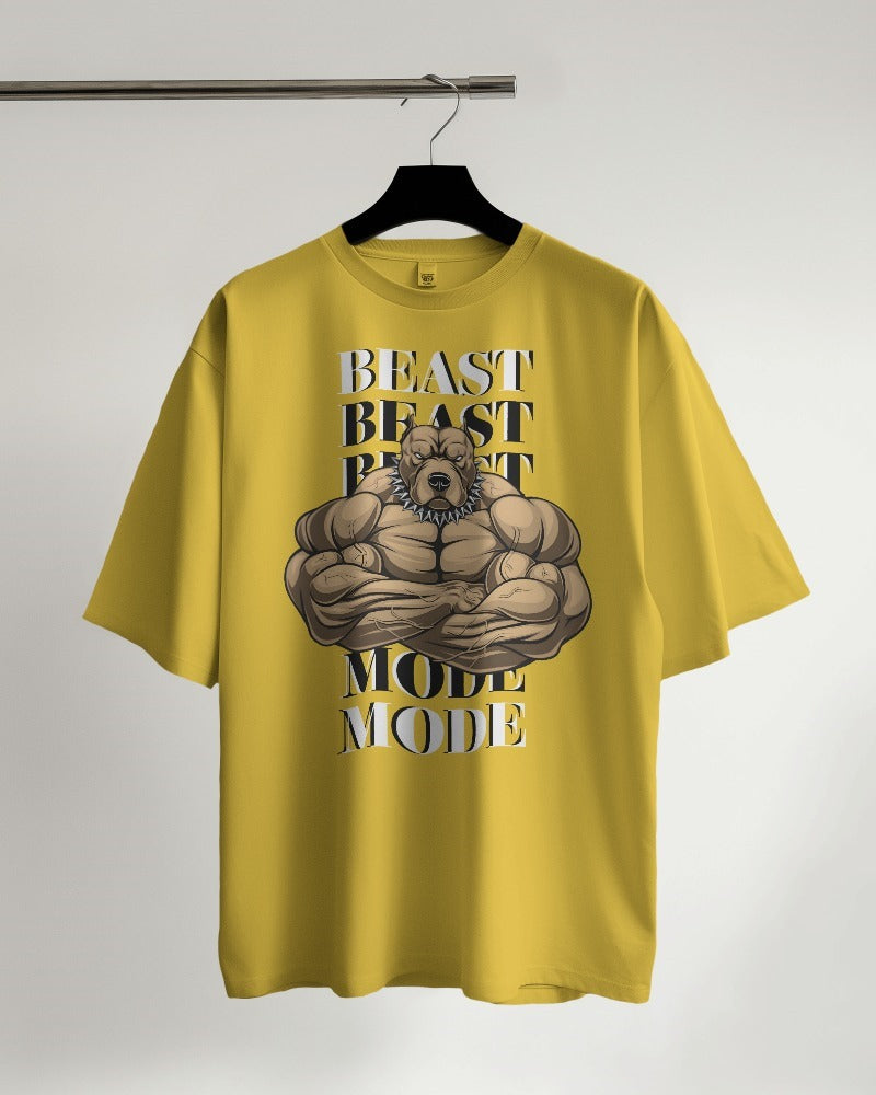 BEAST MODE Oversized Gym Tshirt (Unisex)