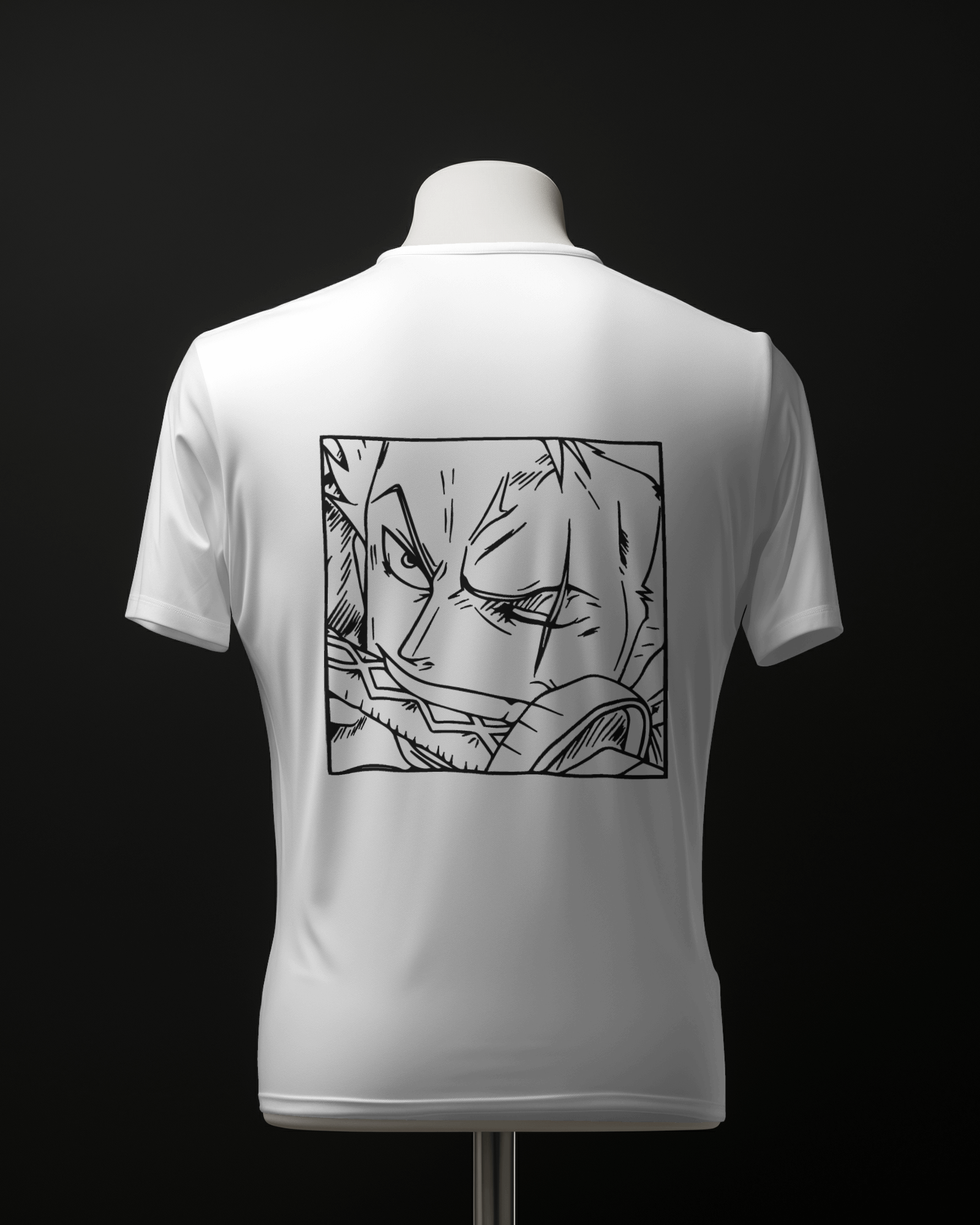 Roronoa Zoro - Pirate Hunter Zoro Vinyl Print T-Shirt