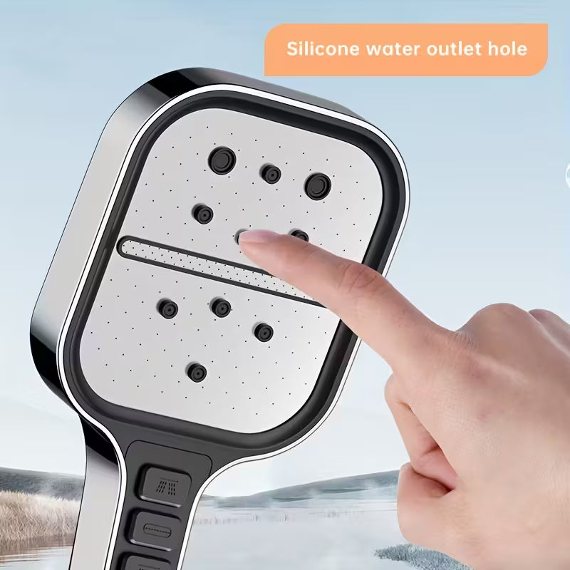 7-mode High Pressure Shower Head With Handheld
