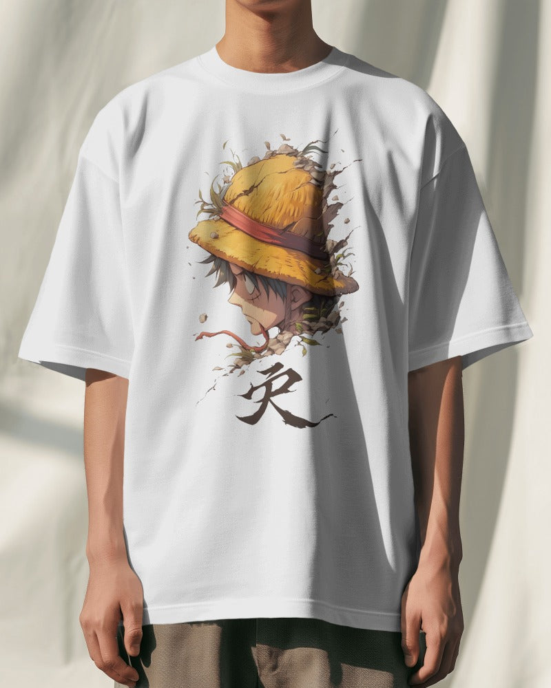 Kid Luffy - One Piece Oversizerd Premium Tshirt