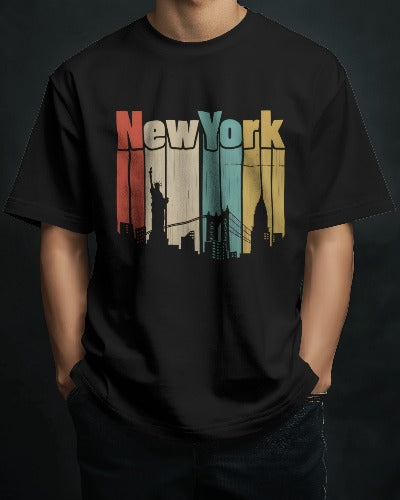 New York Design Premium Quality Oversized Tshirt