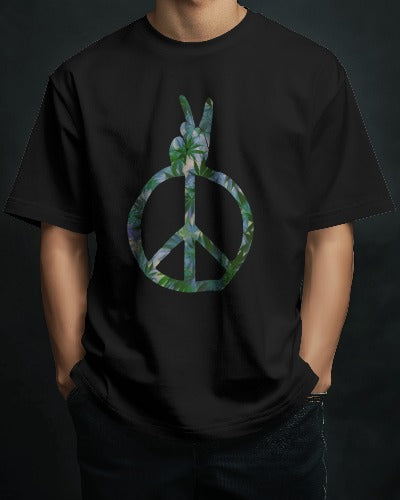 Green Piece designed Oversized Premium Quality Tshirt