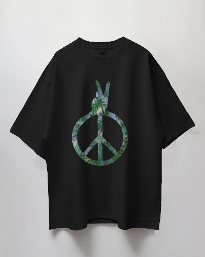 Green Piece designed Oversized Premium Quality Tshirt