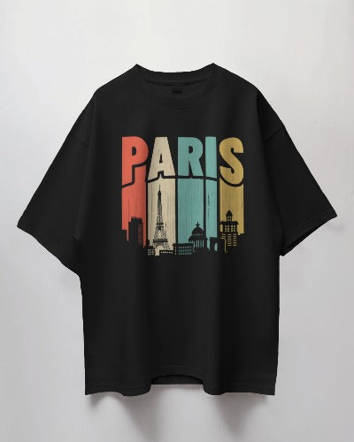 PARIS design Premium Quality Oversized TShirt