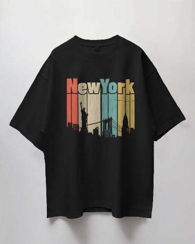 New York Design Premium Quality Oversized Tshirt