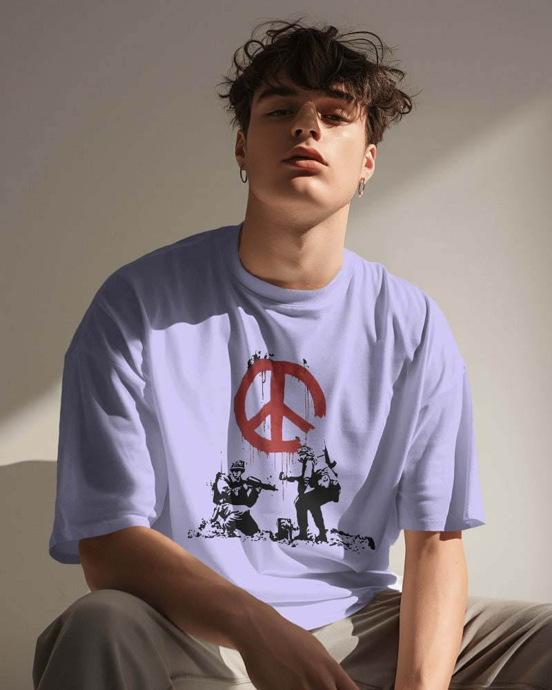 Piece in War Premium Oversized Tshirt for Men