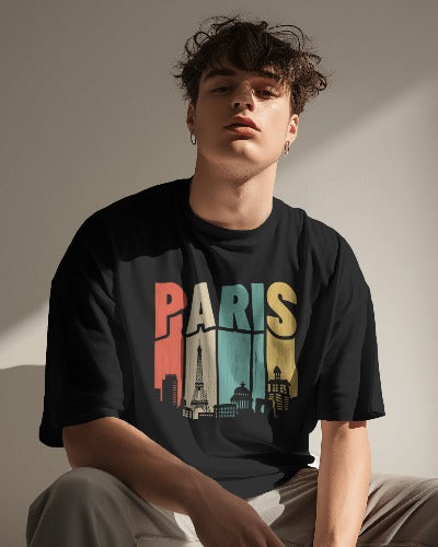 PARIS design Premium Quality Oversized TShirt