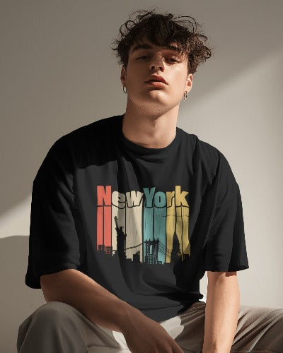 New York Design Premium Quality Oversized Tshirt