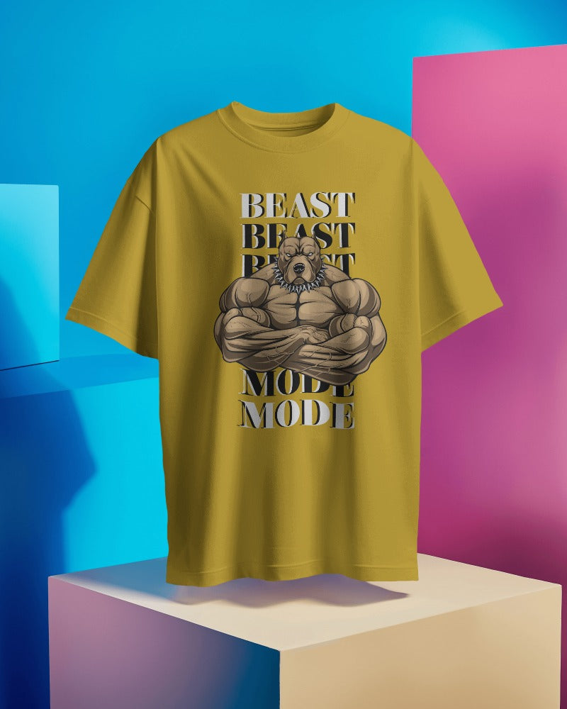 BEAST MODE Oversized Gym Tshirt (Unisex)