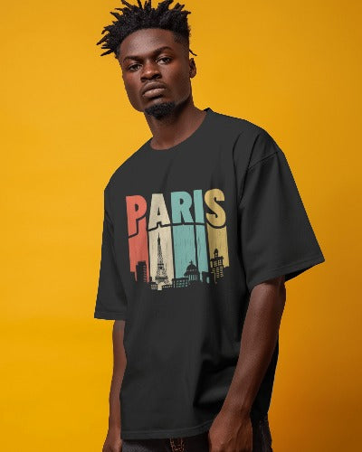 PARIS design Premium Quality Oversized TShirt