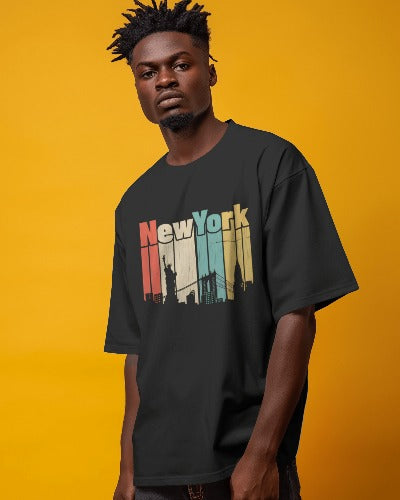 New York Design Premium Quality Oversized Tshirt