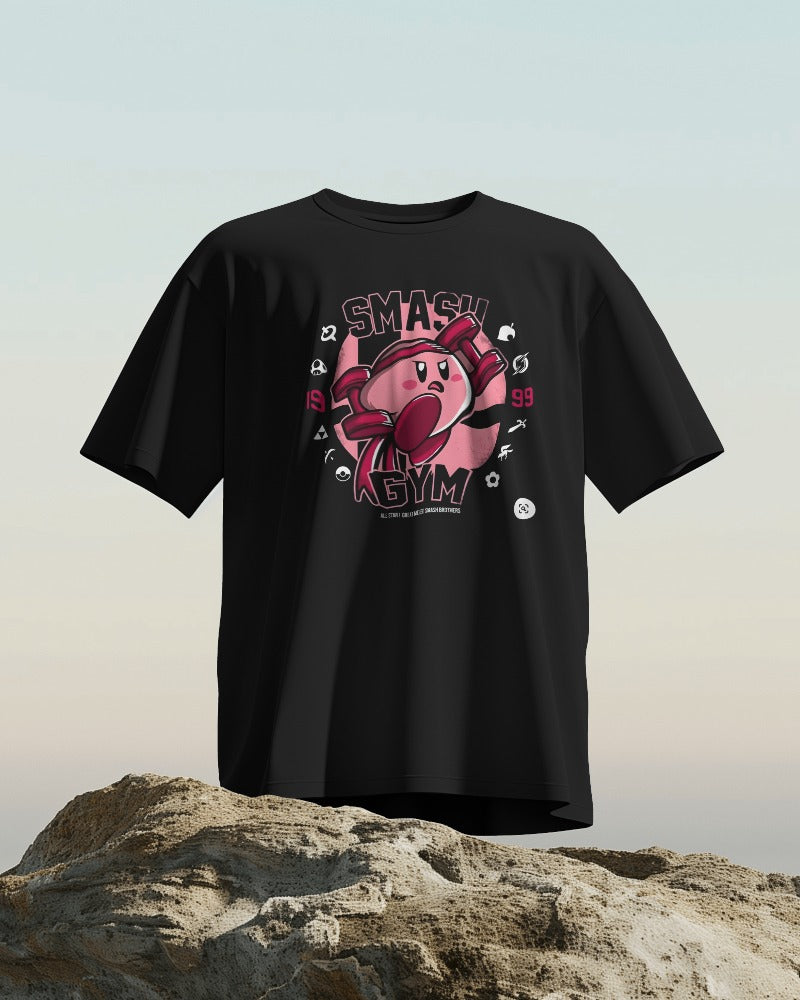 SMASH GYM Jigglypuff Gym Oversized Tshirt (Unisex)