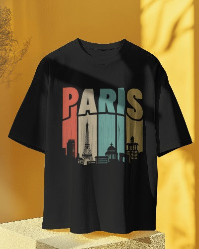 PARIS design Premium Quality Oversized TShirt