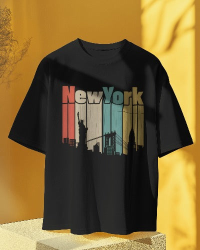 New York Design Premium Quality Oversized Tshirt