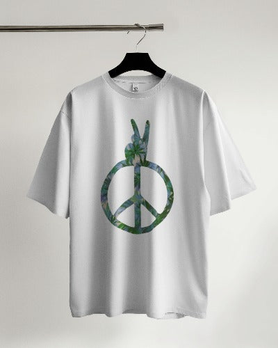 Green Piece designed Oversized Premium Quality Tshirt