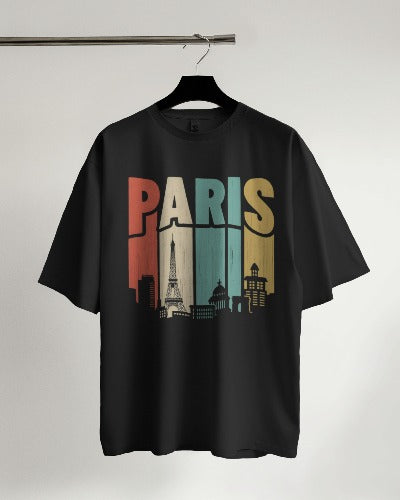 PARIS design Premium Quality Oversized TShirt