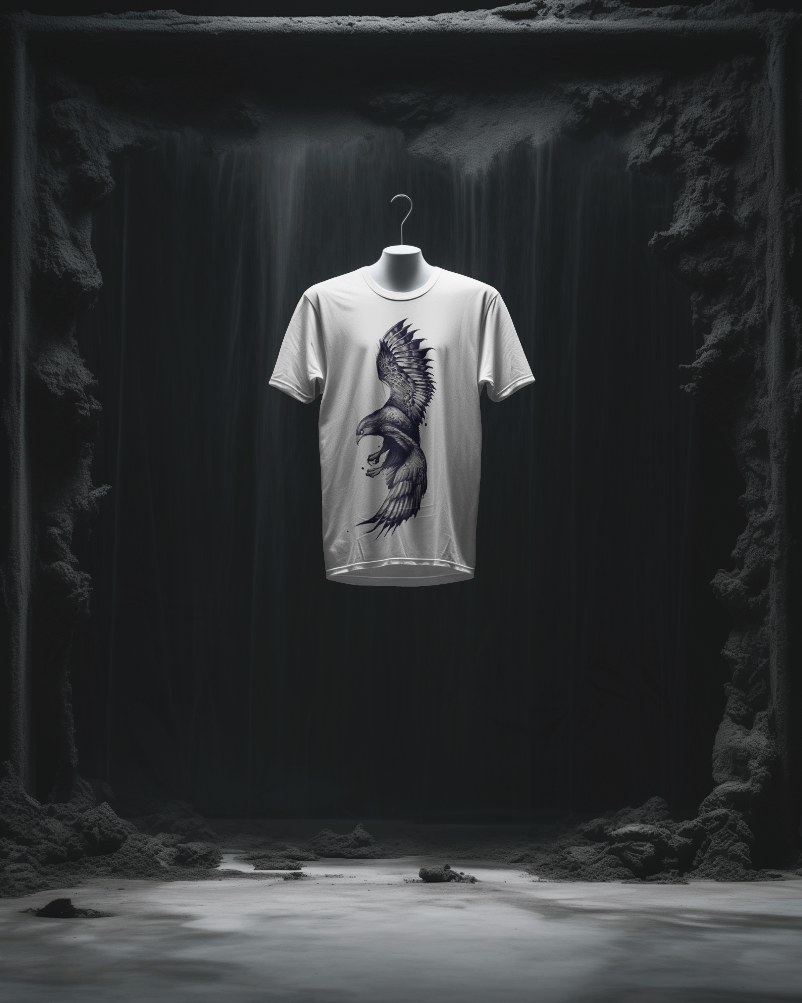 Majestic Eagle - Eagle Graphic Printed T-Shirt